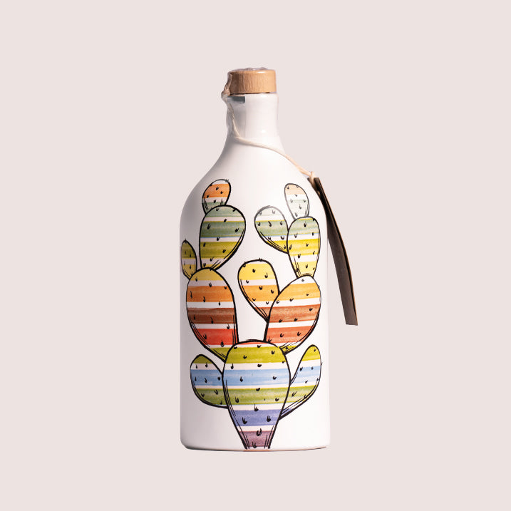 Frantoio Muraglia  Olivenöl - Kaktus- Keramikflasche